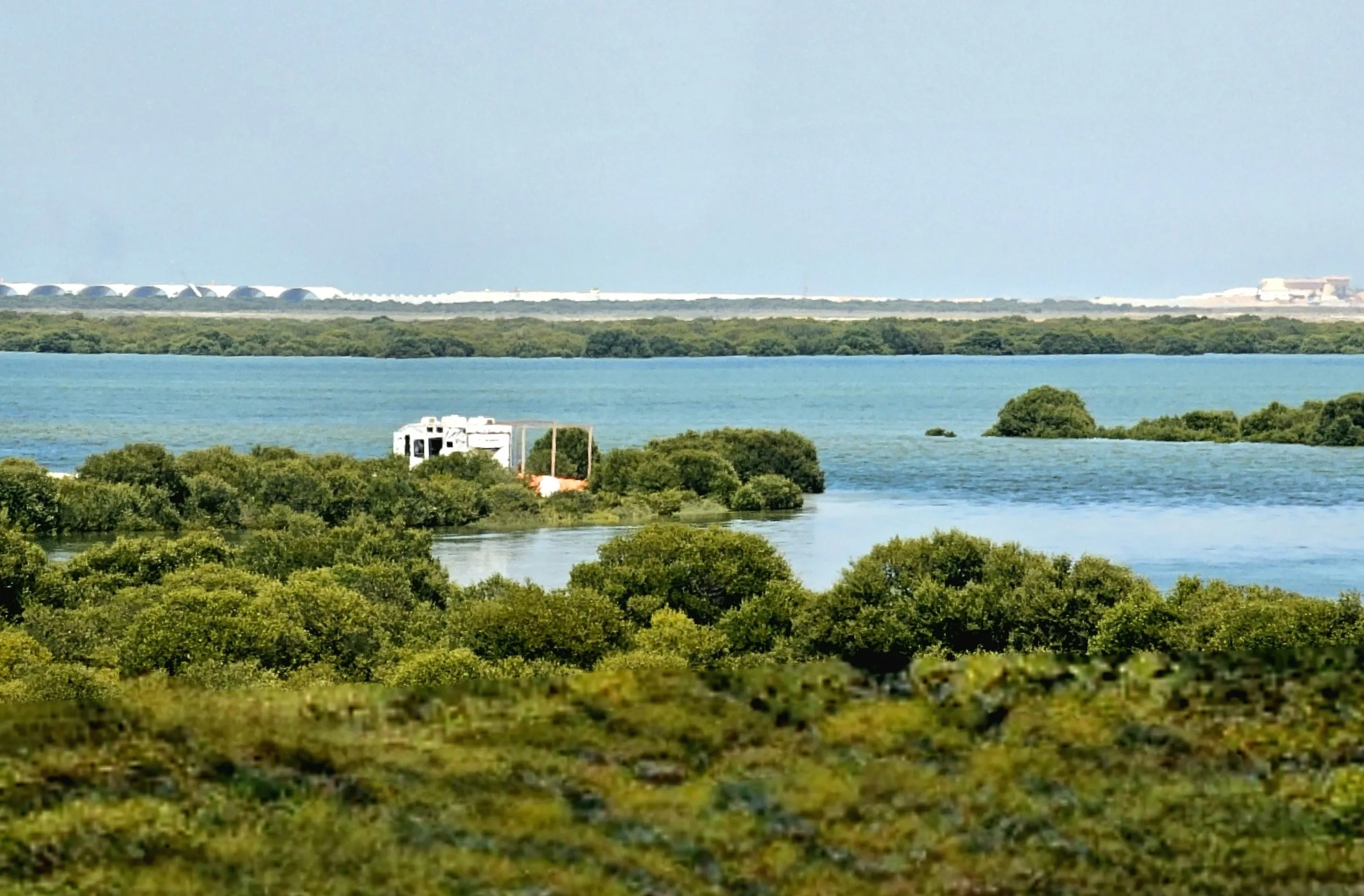 Fluss in Um al-Quwain